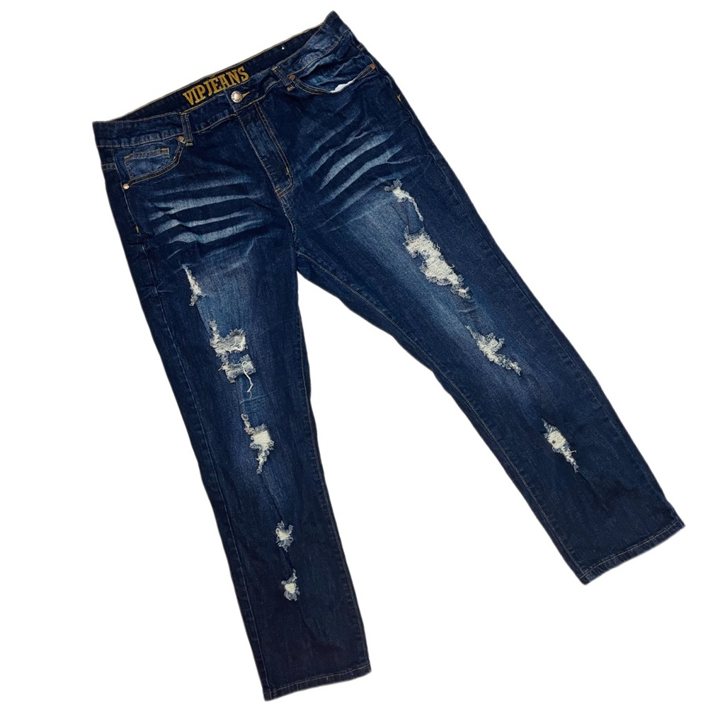 VIP JEANS Distressed Size 18